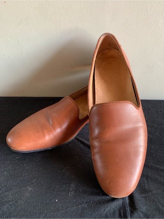 Vionic Shoes - Vionic Women's Brown Leather Slip-On Loafers